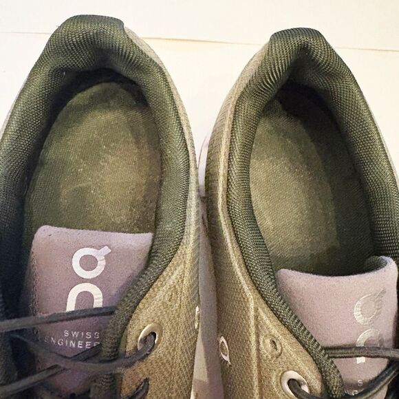 On Running On Cloud 70/30 Running Sneakers Size 8.5 Olive Green - Picture 8 of 9
